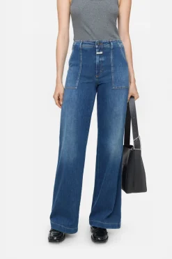 Closed Flared Jeans - Style Name Aria Dark blue Best