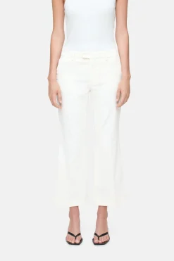 Closed Flared Pants - Style Name Wharton Ivory Outlet