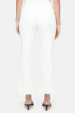Closed Flared Pants - Style Name Wharton Ivory Outlet