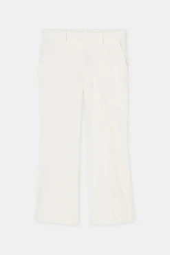 Closed Flared Pants - Style Name Wharton Ivory Outlet