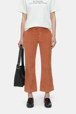 Closed Flared Pants - Style Name Wharton Ferro brown Clearance