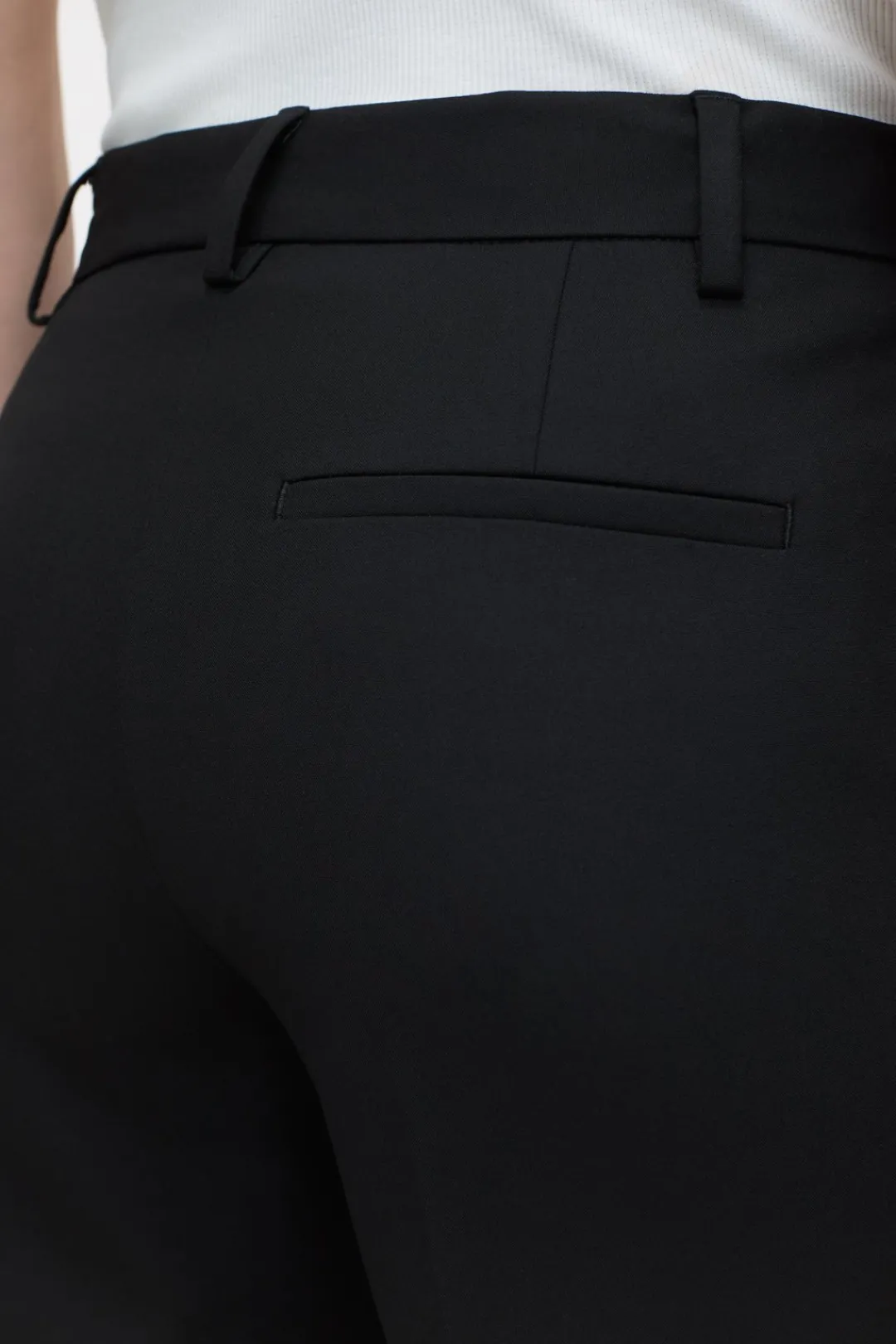 Closed Flared Pants - Style Name Denair Black Discount