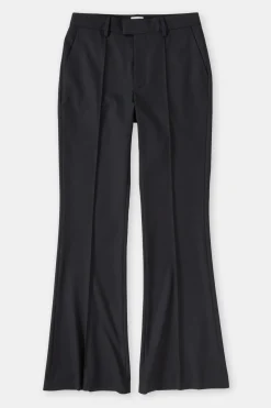 Closed Flared Pants - Style Name Denair Black Discount