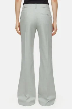 Closed Flared Pants - Style Name Denair Pastel olive Clearance