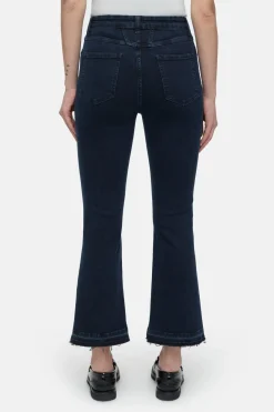 Closed Flared Pants - Style Name Hi-Sun Blue/black Discount