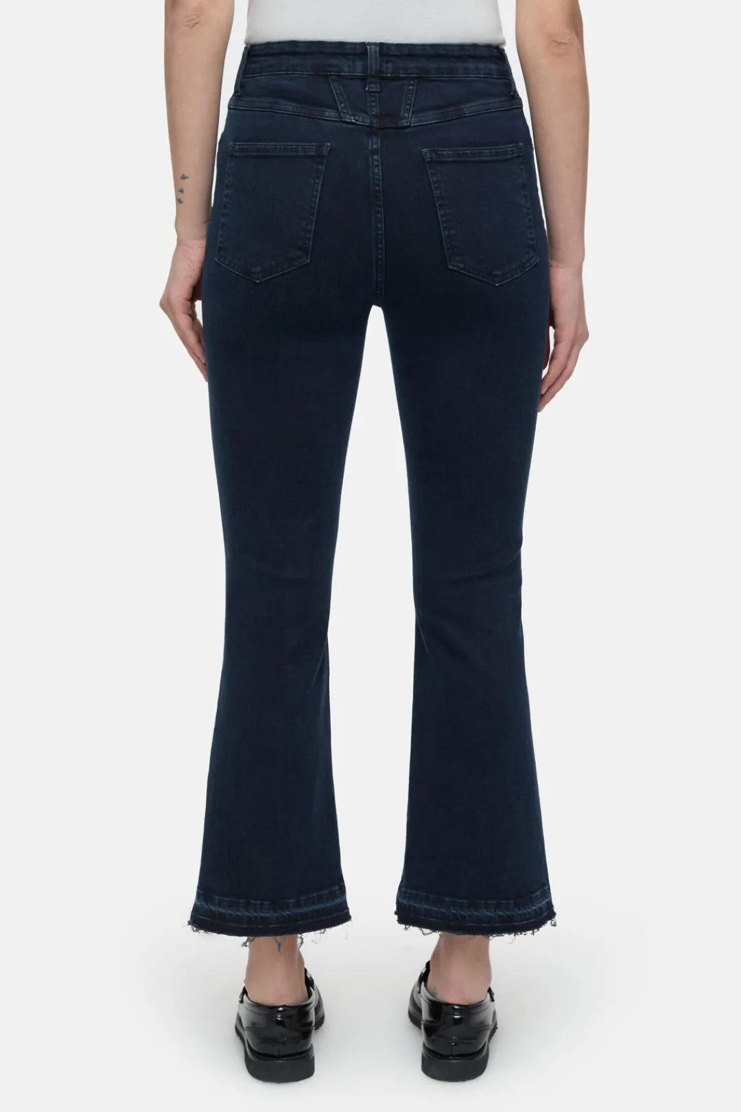 Closed Flared Pants - Style Name Hi-Sun Blue/black Discount