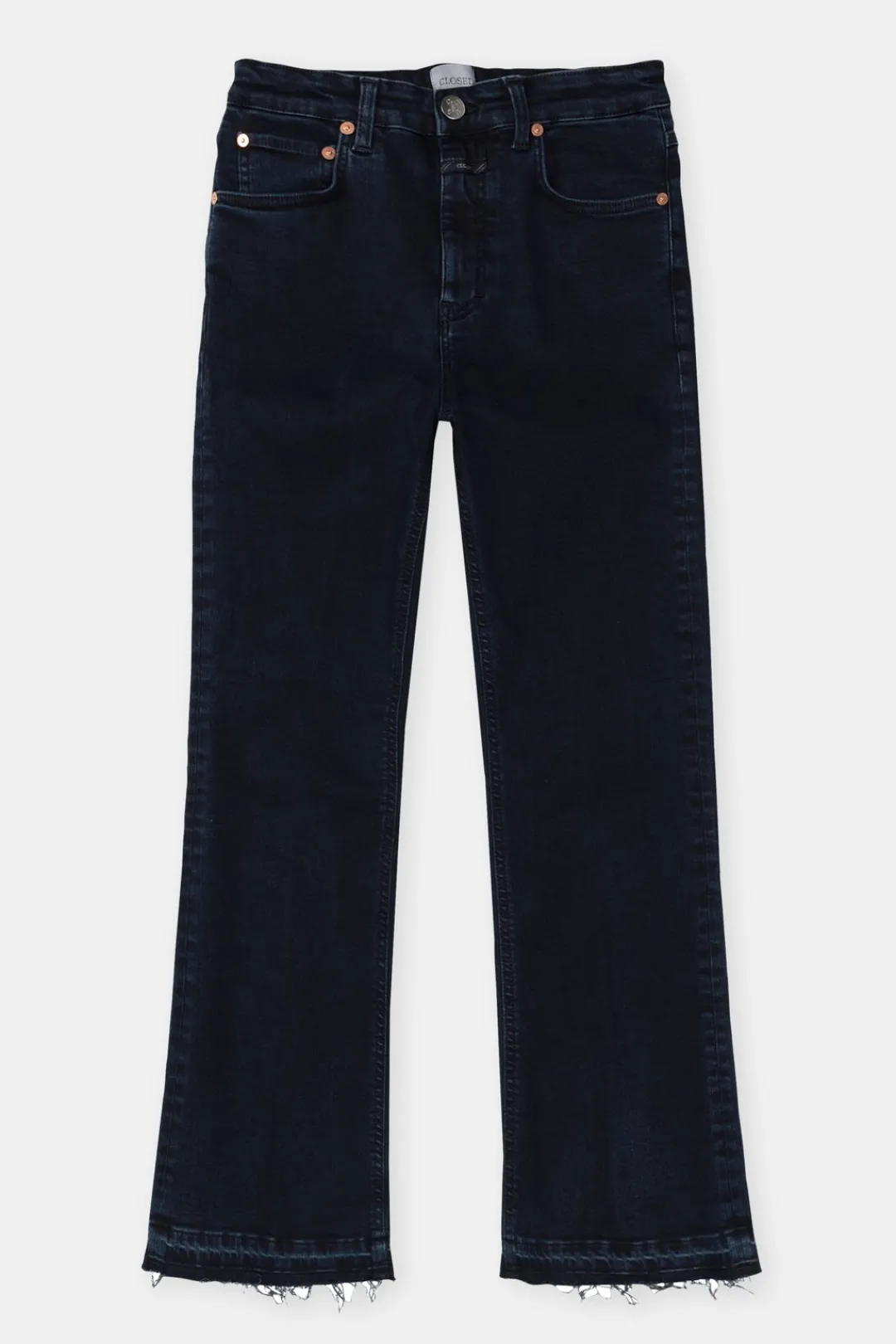 Closed Flared Pants - Style Name Hi-Sun Blue/black Discount