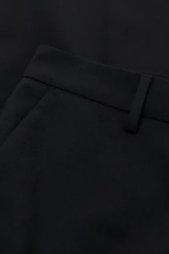 Closed Flared Pants - Style Name Wharton Black Online