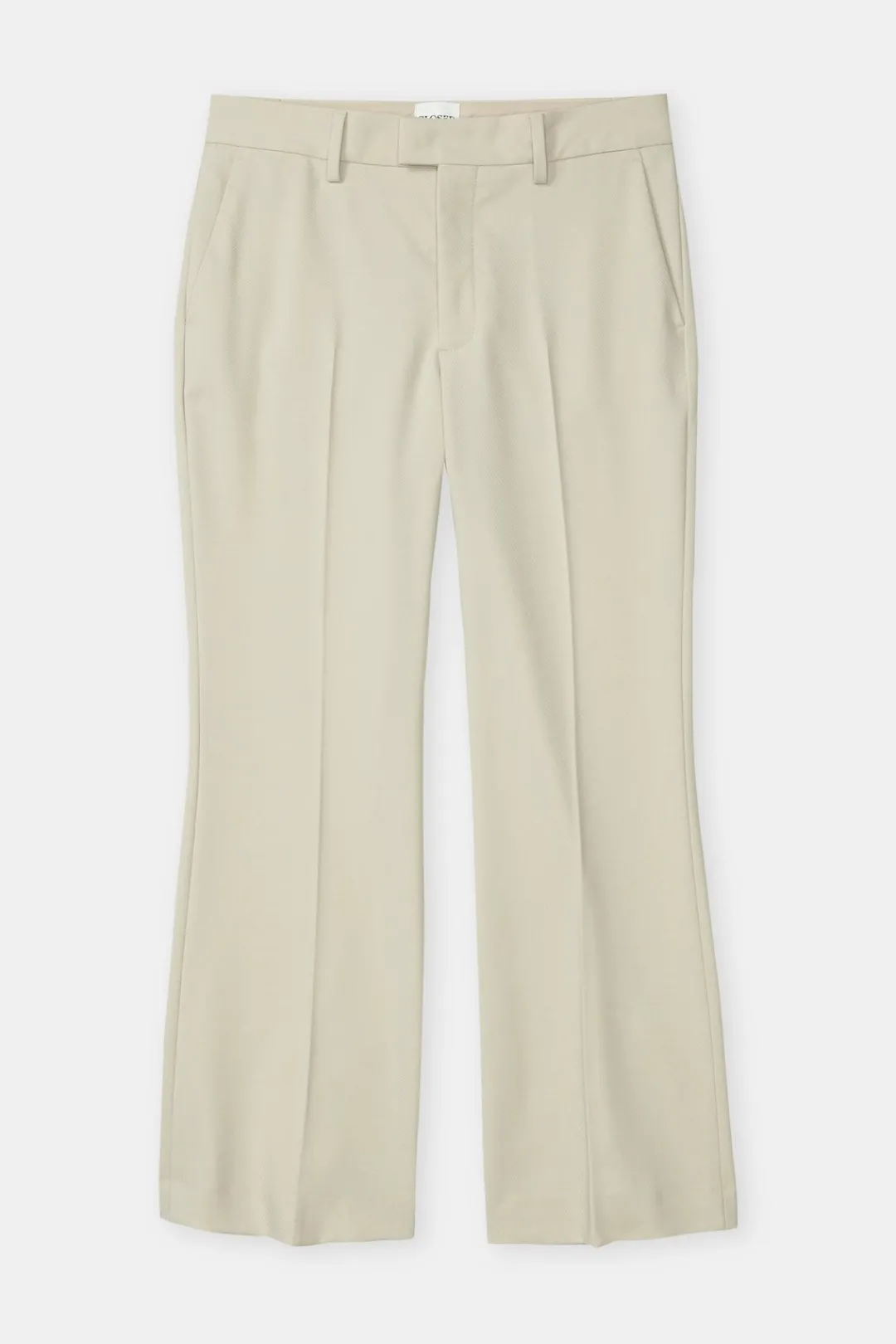 Closed Flared Pants - Style Name Wharton Pearl beige Best