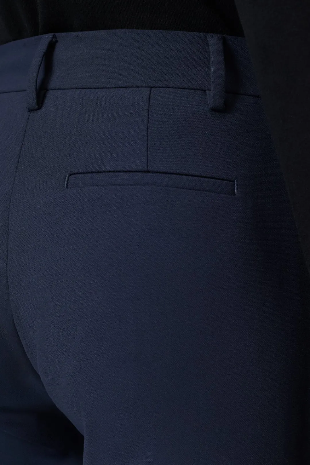 Closed Flared Pants - Style Name Denair Dark night