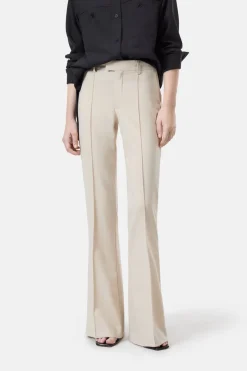 Closed Flared Pants - Style Name Denair Pearl beige Best