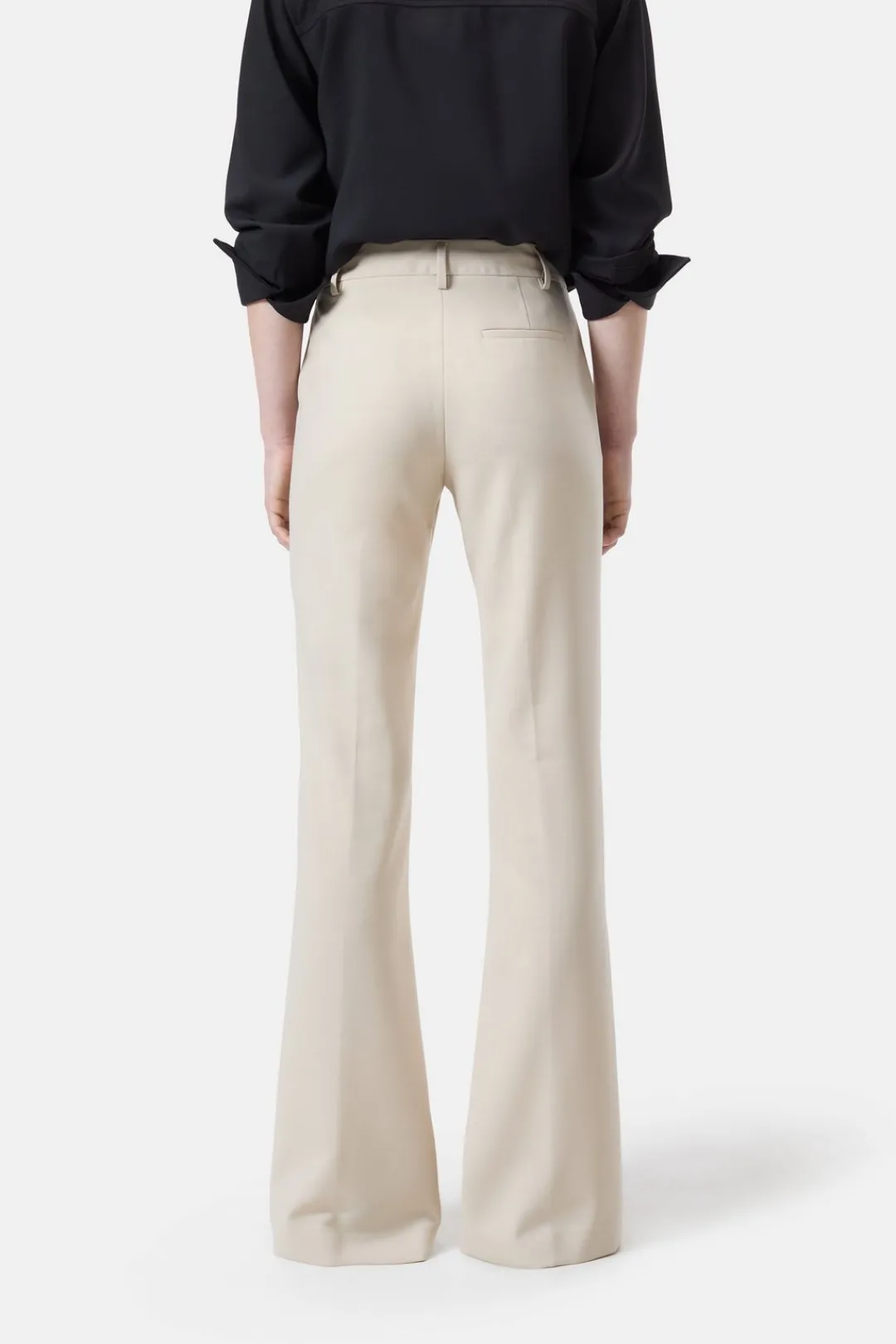 Closed Flared Pants - Style Name Denair Pearl beige Best