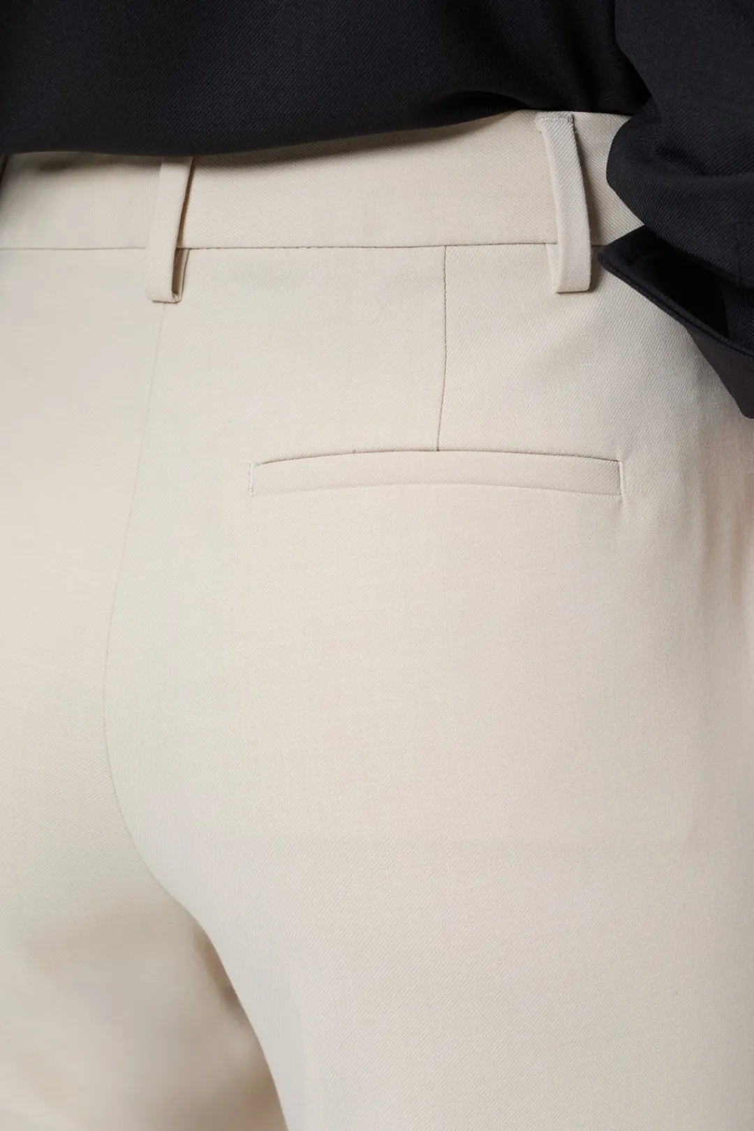 Closed Flared Pants - Style Name Denair Pearl beige Best