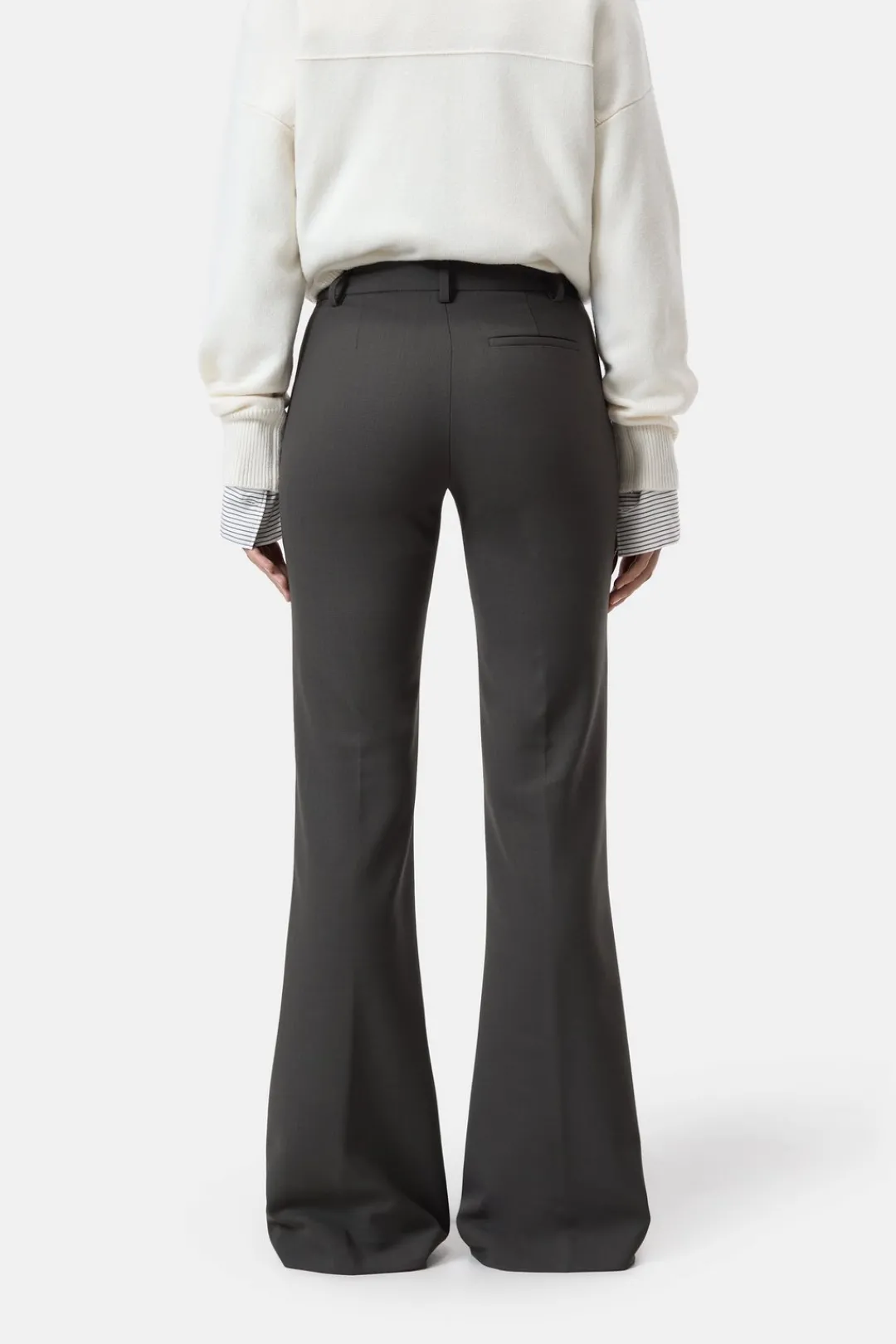 Closed Flared Pants - Style Name Denair Irish coffee Clearance