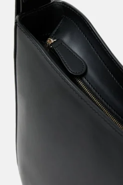 Closed Half Round Bag medium Black