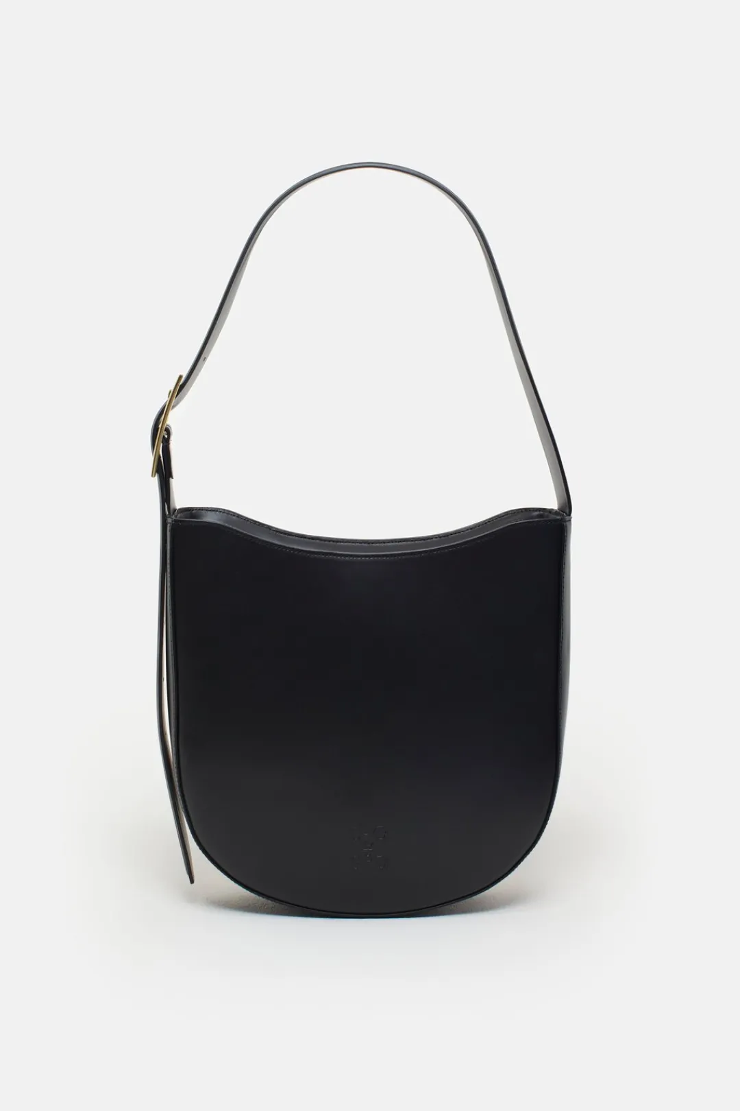 Closed Half Round Bag medium Black