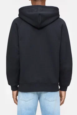 Closed Half-Zip Hoodie Black Outlet