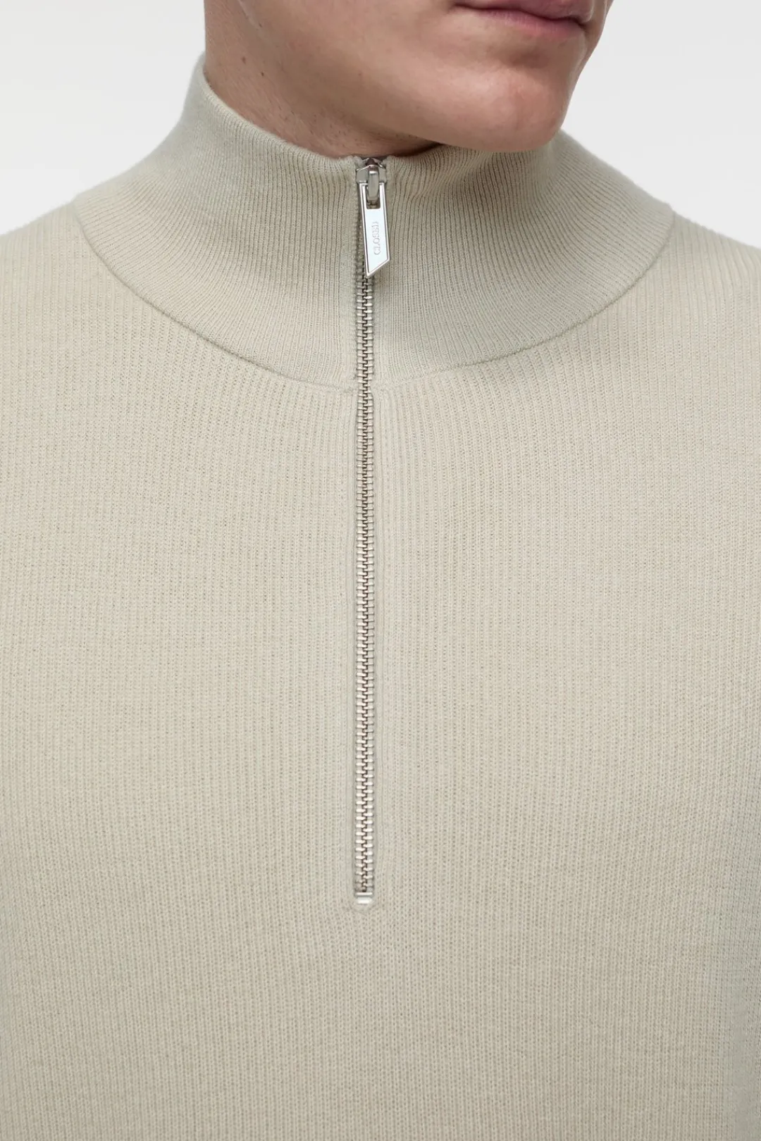 Closed Half-zip-pullover Tonka beige Best