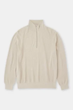 Closed Half-zip-pullover Tonka beige Best