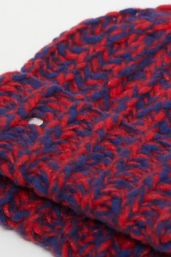 Closed Hand-knitted hat Chili pepper red Discount