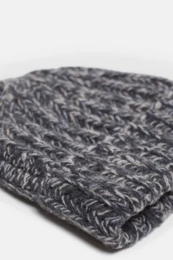 Closed Hand-knitted hat Dark grey melange Best
