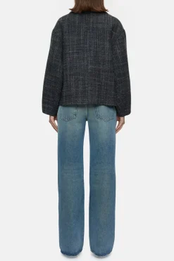 Closed Heringbone tweed jacket Black Hot