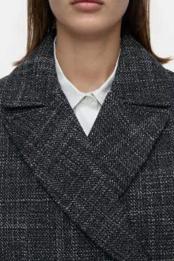 Closed Heringbone tweed jacket Black Hot