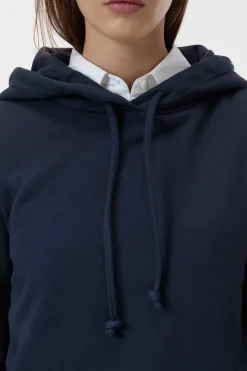 Closed Hoodie made from organic cotton Dark night