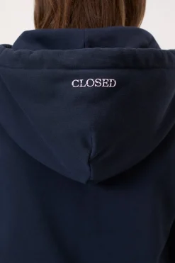 Closed Hoodie made from organic cotton Dark night