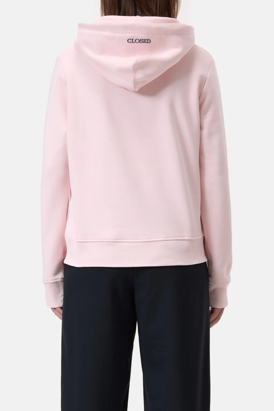 Closed Hoodie made from organic cotton English rose