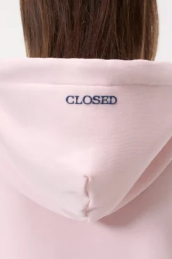 Closed Hoodie made from organic cotton English rose