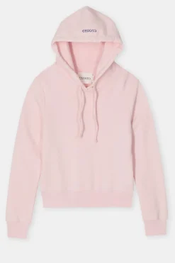 Closed Hoodie made from organic cotton English rose