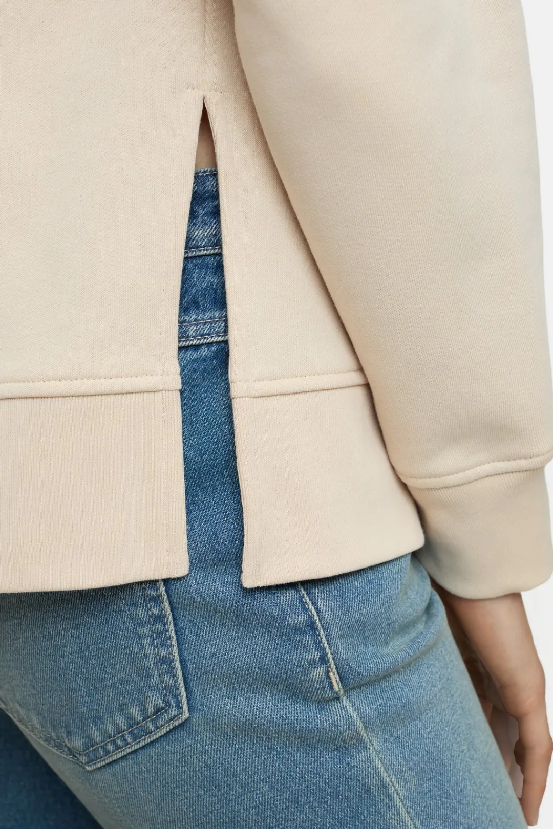 Closed Hoodie made from organic cotton Dusty rose Online
