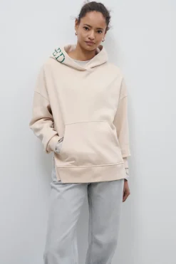 Closed Hoodie made from organic cotton Dusty rose Online