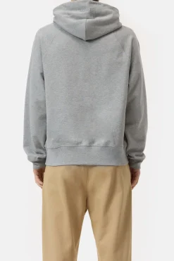 Closed Hoodie made from pure organic cotton Light grey melange