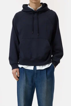 Closed Hoodie made from pure organic cotton Dark night New