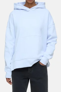Closed Hoodie with logo Lazio blue Best