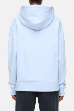Closed Hoodie with logo Lazio blue Best