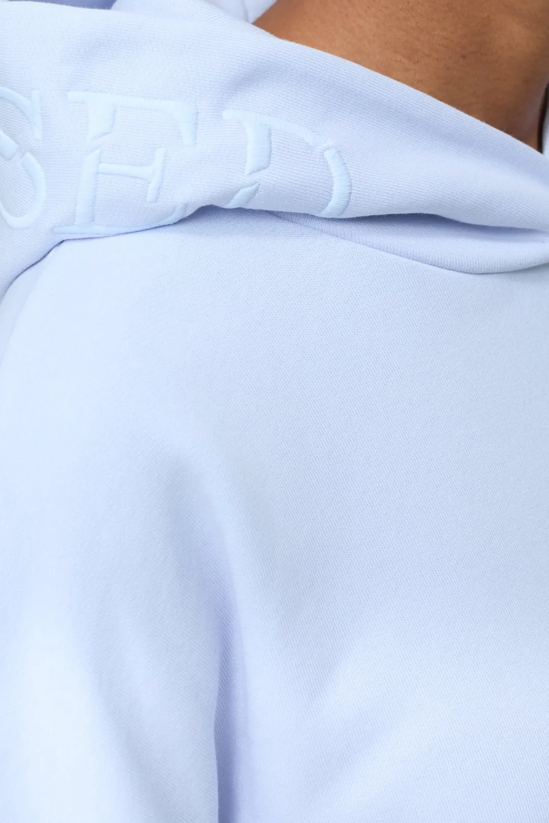 Closed Hoodie with logo Lazio blue Best