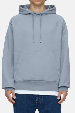 Closed Hoodie with logo Washed stone Outlet