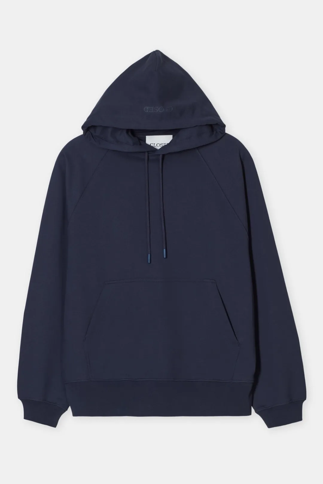 Closed Hoodie with logo Dark night