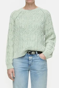 Closed Jacquard jumper Pastel olive Hot
