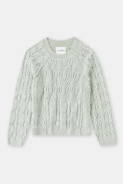 Closed Jacquard jumper Pastel olive Hot