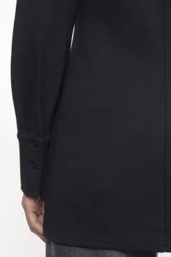 Closed Jersey Blouse Black Hot