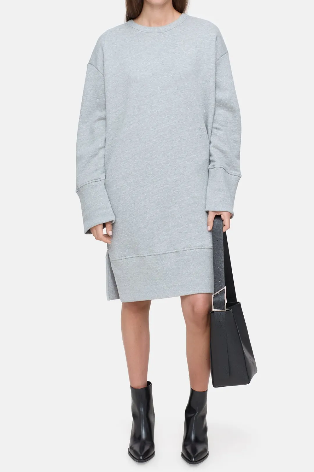 Closed Jersey dress Light grey melange Discount