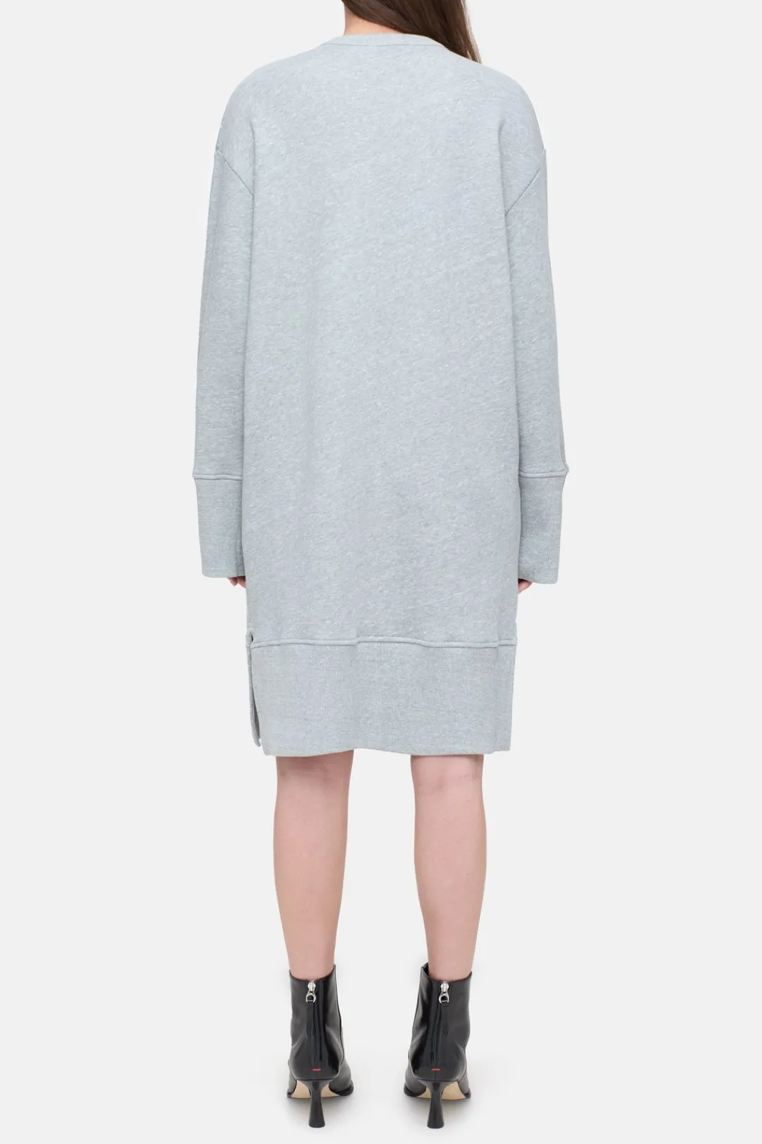 Closed Jersey dress Light grey melange Discount