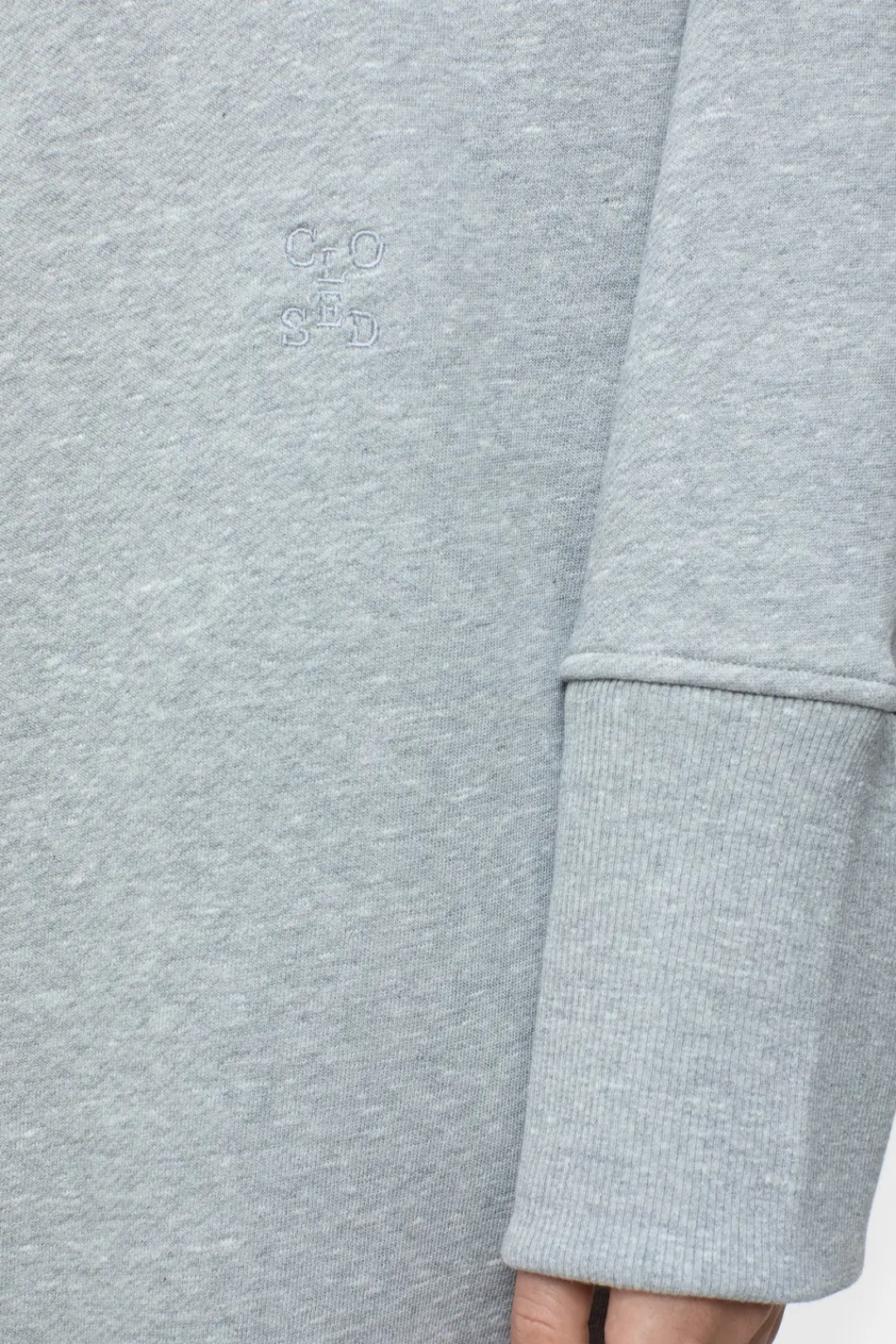 Closed Jersey dress Light grey melange Discount