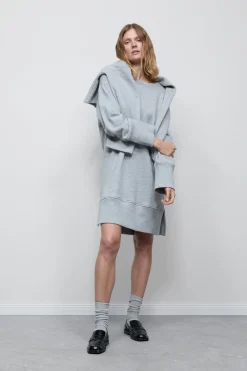 Closed Jersey dress Light grey melange Discount