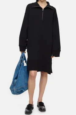 Closed Jersey Dress in Organic Cotton Black Discount