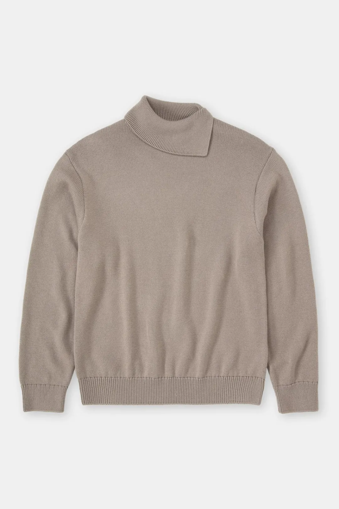 Closed Jumper with collar Natural linen Online